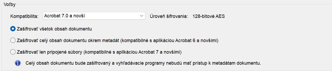 Voľby Kompatibilita PDF