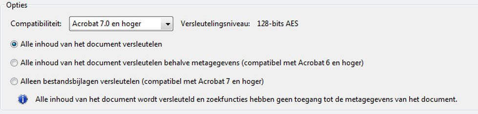 Opties voor PDF-compatibiliteit