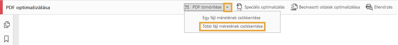 Több PDF-fájl tömörítése