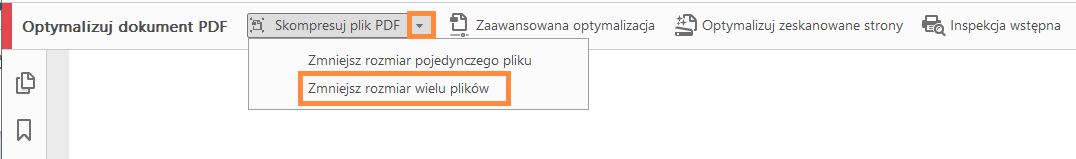 Kompresowanie wielu plików PDF