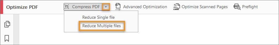 Meerdere PDF's comprimeren