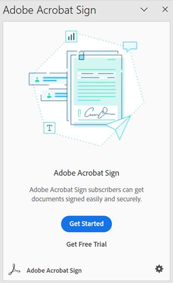Yhdistä Adobe Acrobat Sign