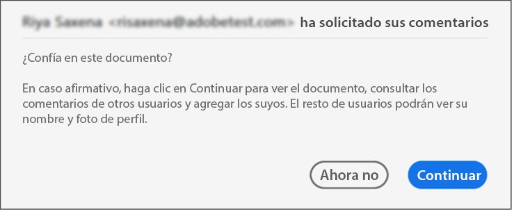 Cuadro de diálogo de consentimiento para revisar archivos en la vista protegida
