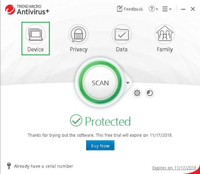 Trend Micro 控制台