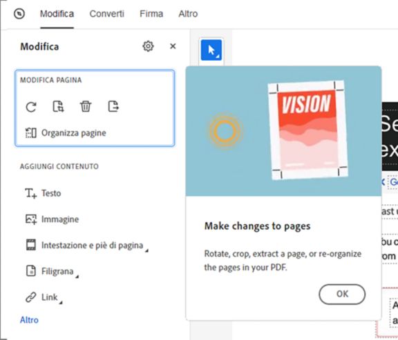 Tour di onboarding contestuale