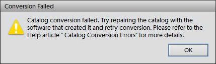Erreur de conversion du catalogue PSE