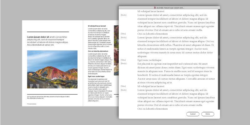 Допечатная подготовка в inDesign