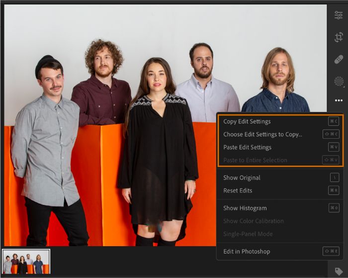 Batch edit Subject and Sky masks in Lightroom
