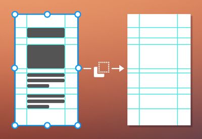 复制和粘贴参考线