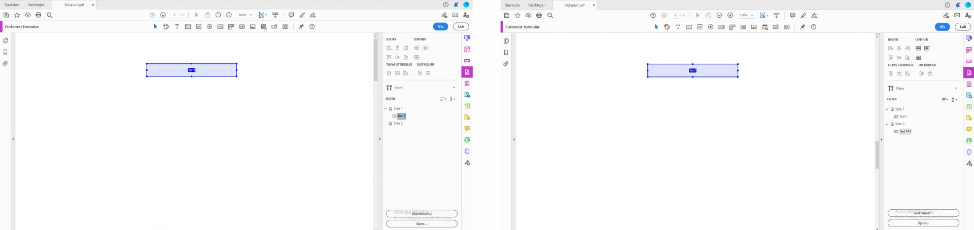 Et formularfelts 'kopiér og indsæt'-adfærd