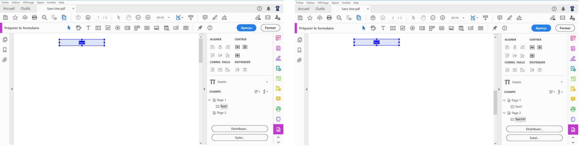 Comportement du copier-coller d’un champ de formulaire