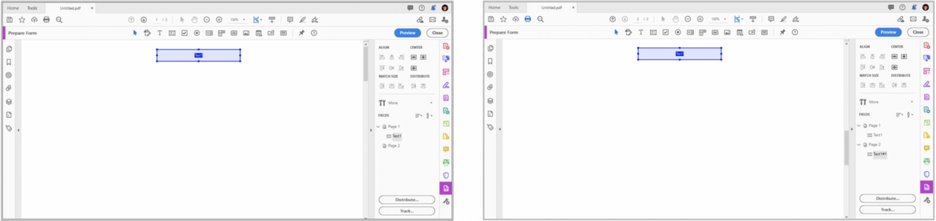 سلوك نسخ حقل نموذج ولصقه