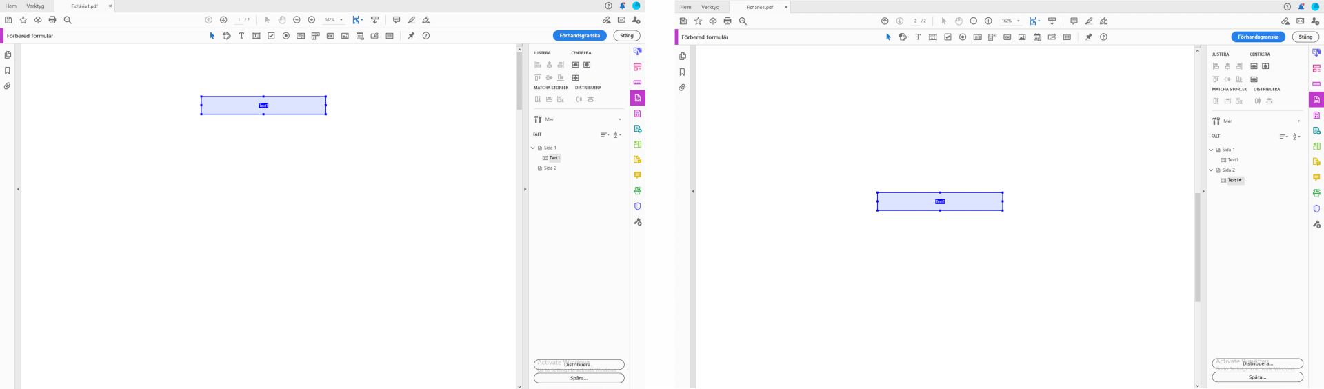 Kopiera och klistra in-beteende i ett formulärfält