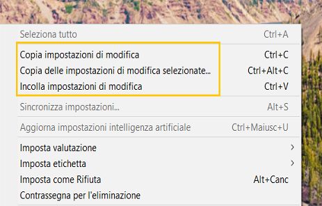 Copiare e incollare maschere ML