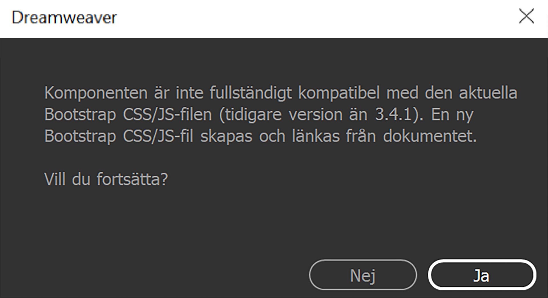 Bekräftelsedialogruta för Bootstrap 3.4.1