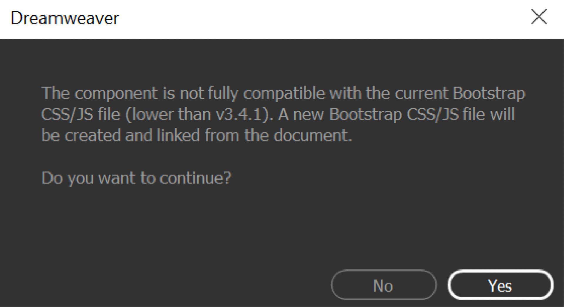 حوار تأكيد Bootstrap 3.4.1