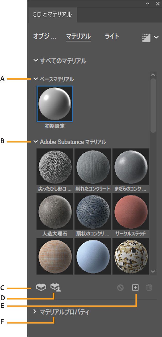 Substance マテリアル