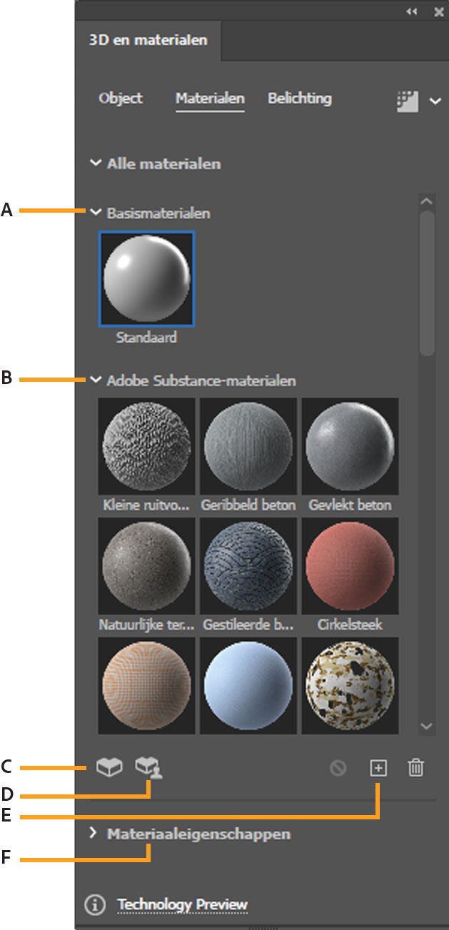 Substance-materialen