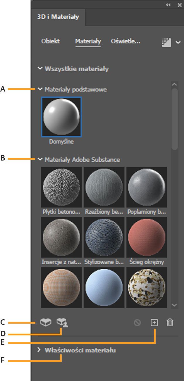 materiały Substance