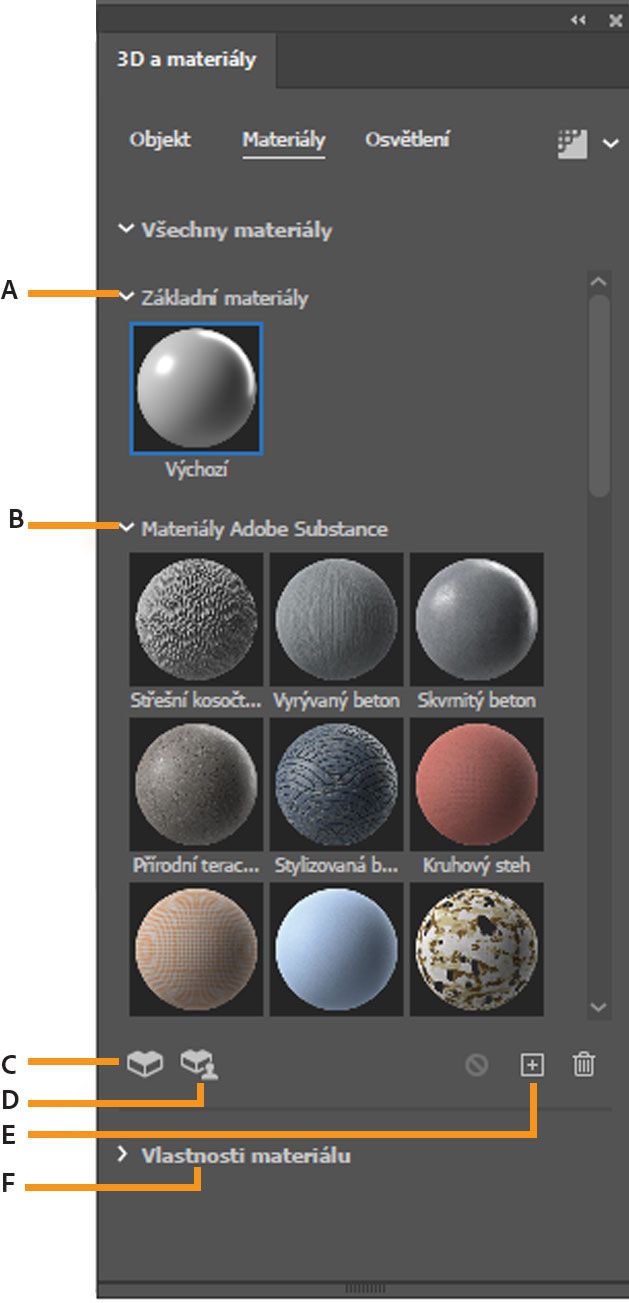 Materiály Substance