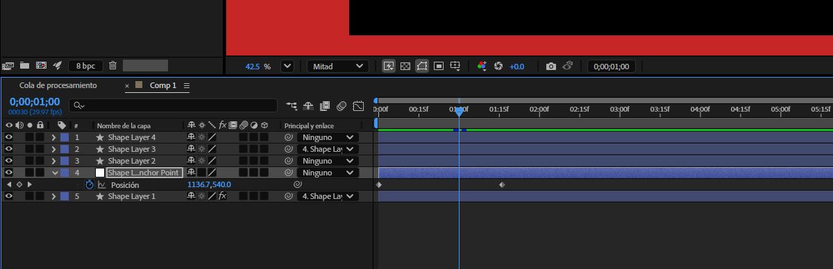 Se crea una nueva capa nula con el mismo nombre que indica qué propiedad está vinculada.