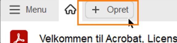 Oprettelse af en PDF-fil