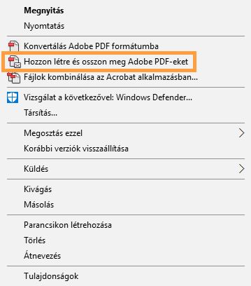 Adobe PDF létrehozása és megosztása