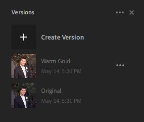 輕鬆在 Lightroom 桌面版建立版本