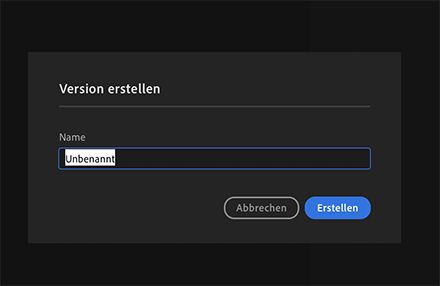 Erstelle ganz einfach eine Version in Lightroom Desktop