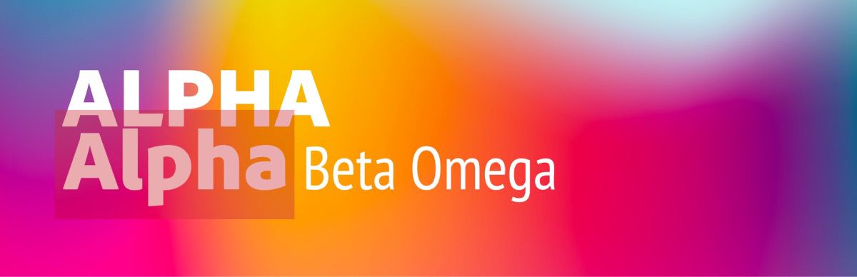 Слово «Alpha» выделено, и к нему применено скопированное форматирование текста.