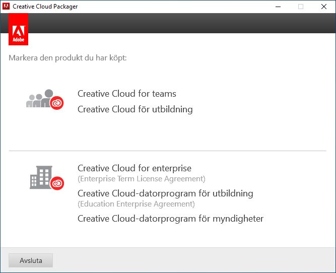 Creative Cloud Packager