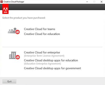 Creative Cloud Packager