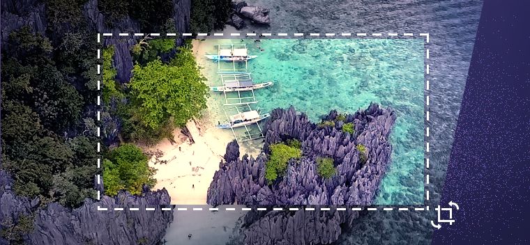 잘라내기, 비율 조정, 페더 및 불투명도 조정