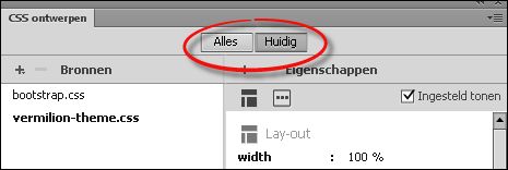 De modi Alles en Huidig in CSS ontwerpen