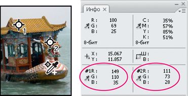 Photoshop: цветовые пробы и панель «Инфо»
