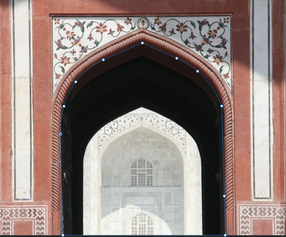 أداة Curvature pen tool