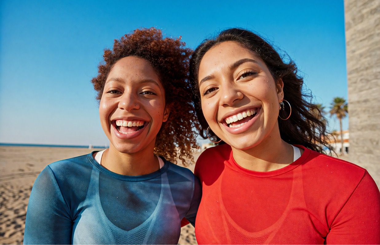 Трехмерная иллюстрация стилизованного лица человека. Оно состоит из различных геометрических фигур и блоков цвета, включая желтый, синий, оранжевый, белый и серый.