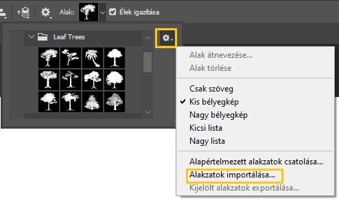 Egyedialakzat-választó