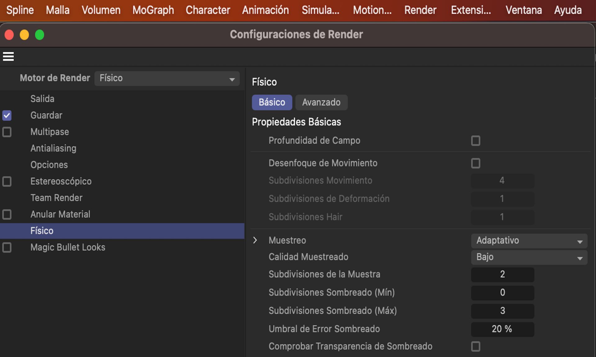 Procesador predeterminado como procesador físico