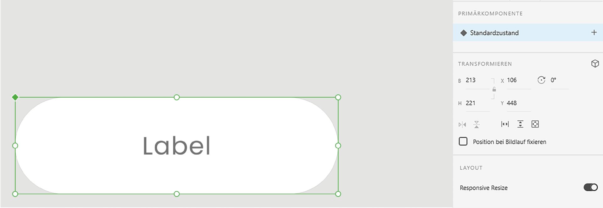 Verschiedene Zustände für eine Komponente definieren