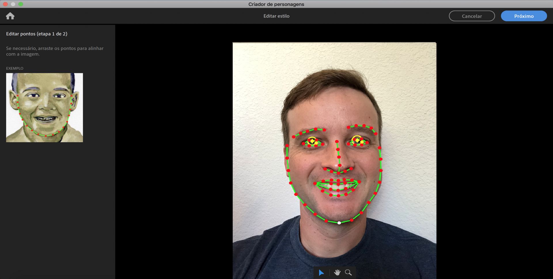 Definir pontos finais