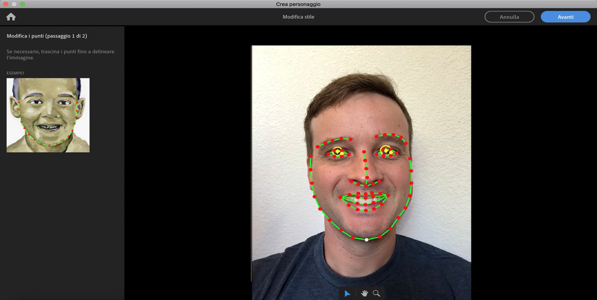 Definire i lineamenti