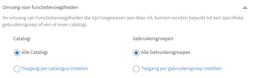 Omvang van de bevoegdheden definiëren