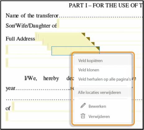 Alle velden verwijderen die aan het formulier zijn toegevoegd