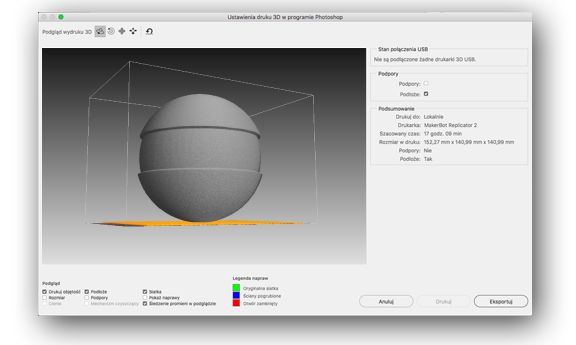 Szczegóły powierzchni w programie Photoshop