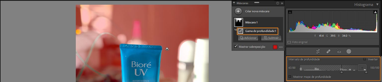 Intervalo de profundidade