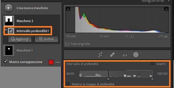 Intervallo di profondità