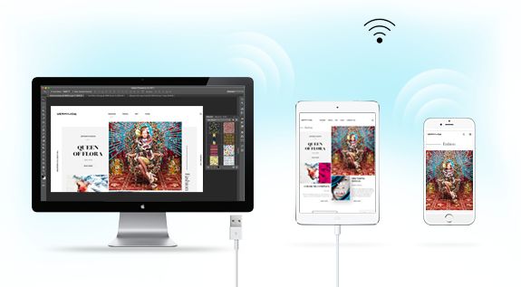 Podgląd urządzenia w programie Photoshop