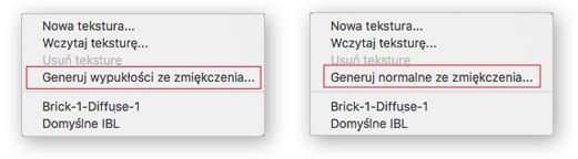 Generowanie wypukłości/normalnych z dyfuzji w programie Photoshop