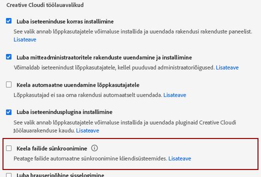 Keela failide sünkroonimine